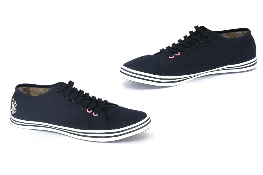 Nanny State - Toe Shoe Canvas - Black