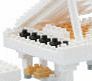 Nanoblock Grand Piano White NAN-NBC053