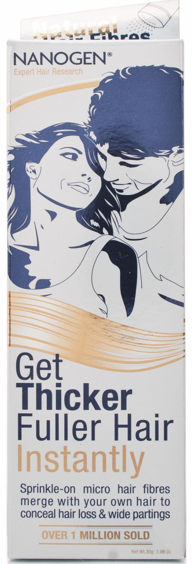 Nanogen Fibres Hair Thickening Dark Brown