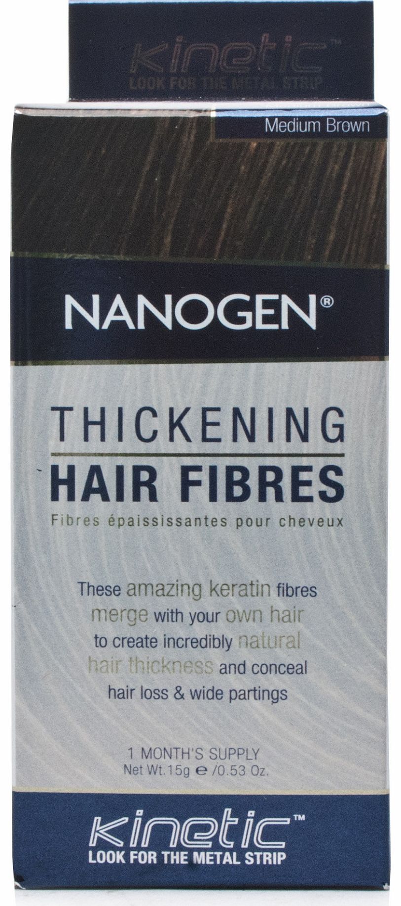 Nanogen Fibres Hair Thickening Medium Brown