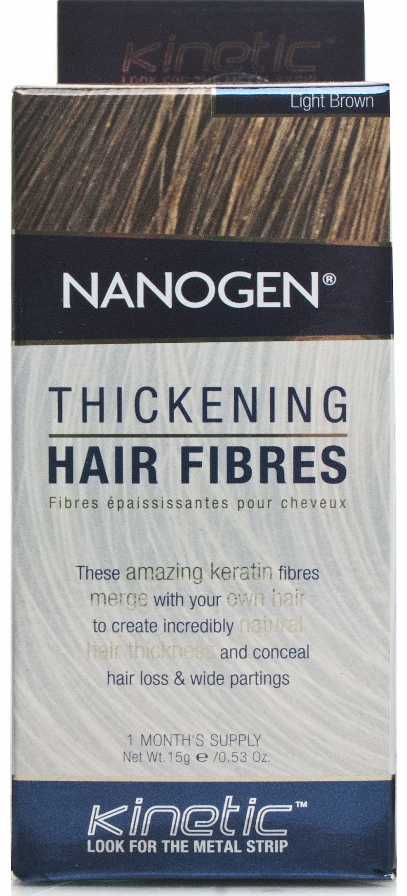 Nanogen Hair Thickening Fibres Light Brown