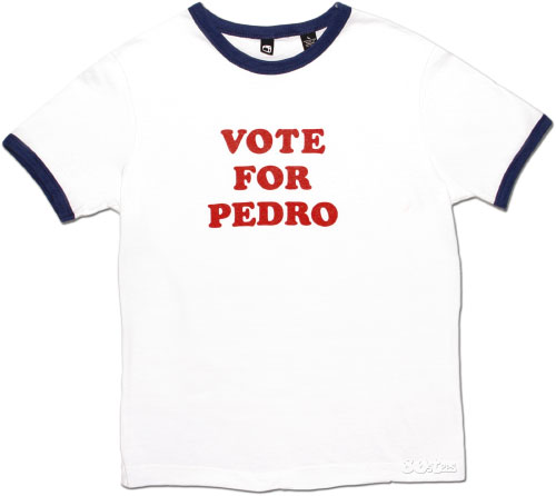 Napoleon Dynamite Vote For Pedro Ladies T Shirt
