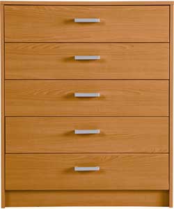 Napoli 5 Drawer Chest - Pine