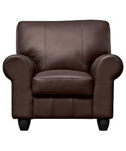 Leather Chair - Chocolate