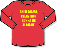 Nappy Head Chill Mama funny slogan t-shirt by