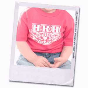 Nappy Head H.R.H His/Her Royal Highness Slogan Baby T-shirt