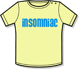 Nappy Head `Insomniac` Slogan Baby T-shirt