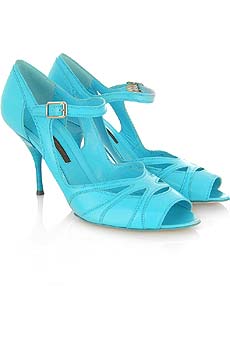 Narciso Rodriguez Open-toe leather shoes