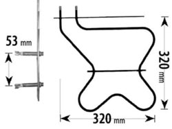 NARDI ELEMENT GRILL 1200W NARDI. PN# ELE2045