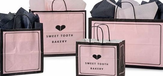 Nashville Pink and Black Duets Assortmentpaper Shopping Bags 125 pack