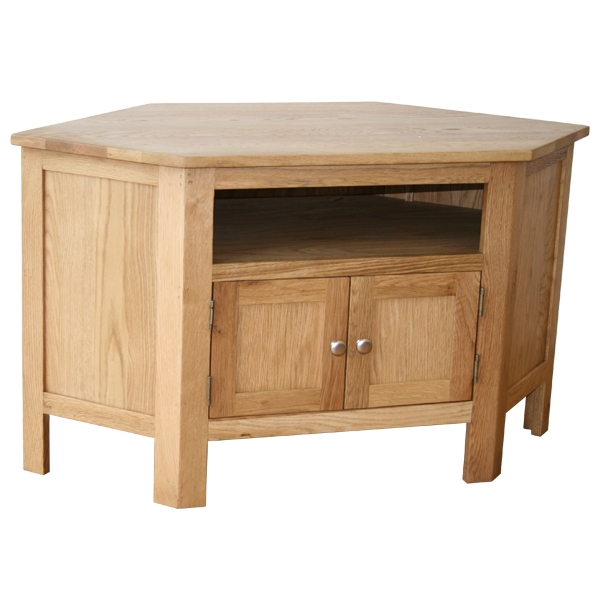 natasha Solid Oak Corner TV Unit review, compare prices, buy online