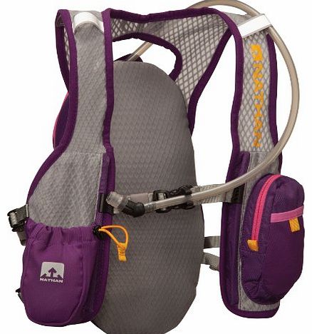 Nathan Intensity Hydration Pack with 2L bladder - womens series - Imperial Purple/Fuchsia - 5026NIP