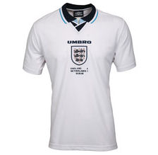  1996 England Euro 96 Home Football Shirt