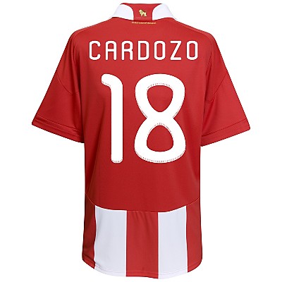 2010-11 Paraguay World Cup Home Shirt (Cardozo 18)
