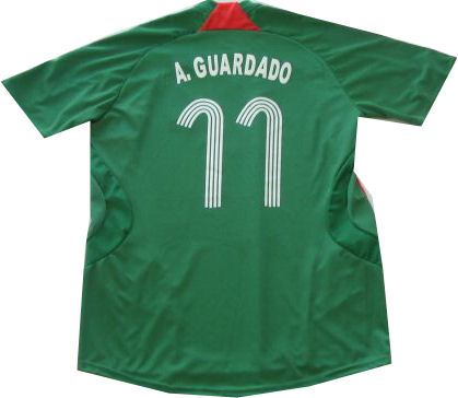 Adidas 07-08 Mexico home (A.Guardado 11)
