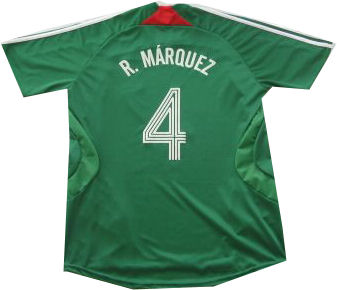 National teams Adidas 07-08 Mexico home (R.Marquez 4)
