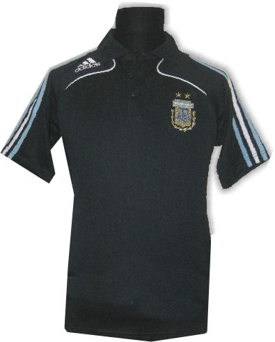 Adidas 08-09 Argentina Polo Shirt (black)