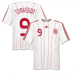 National teams Adidas 08-09 Denmark away (Tomasson 9)