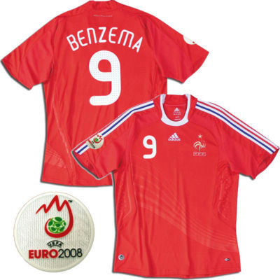 National teams Adidas 08-09 France away (Benzema 9)