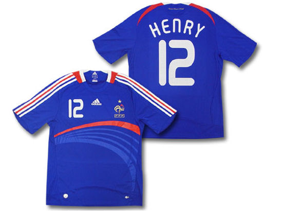 National teams Adidas 08-09 France home (Henry 12)