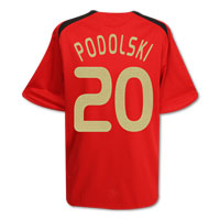 Adidas 08-09 Germany away (Podolski 20)