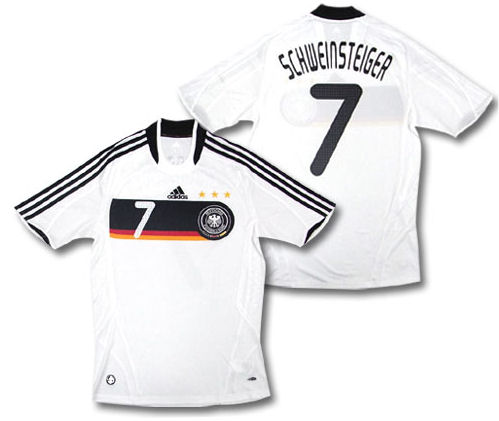 National teams Adidas 08-09 Germany home (Schweinsteiger 7)