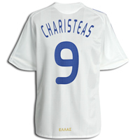 Adidas 08-09 Greece home (Charisteas 9)