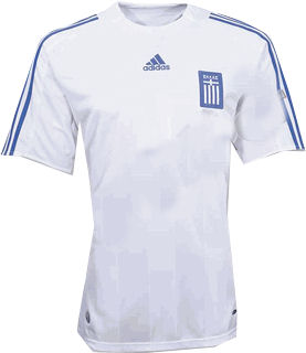 National teams Adidas 08-09 Greece home