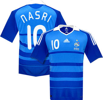 National teams Adidas 09-10 France home (Nasri 10)