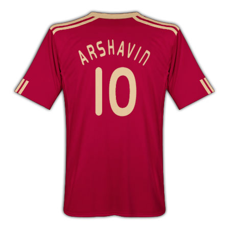 Adidas 09-10 Russia away (Arshavin 10)