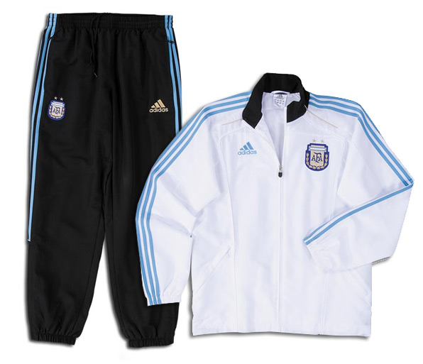 Adidas 2010-11 Argentina Presentation Tracksuit - Kids