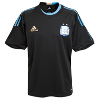 Adidas 2010-11 Argentina Training Jersey (Black)