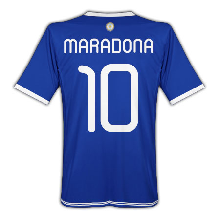 National teams Adidas 2010-11 Argentina World Cup Away (Maradona 10)