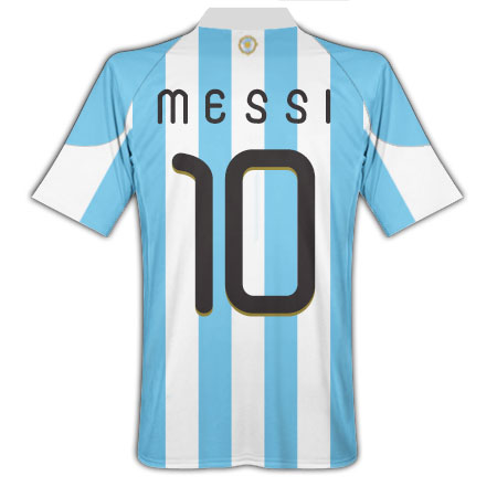 National teams Adidas 2010-11 Argentina World Cup Home (Messi 10)