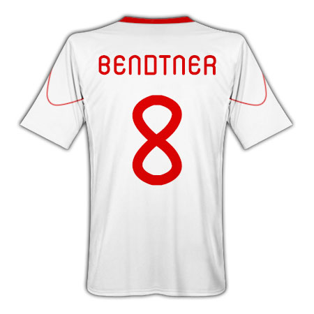 Adidas 2010-11 Denmark World Cup Away (Bendtner 8)