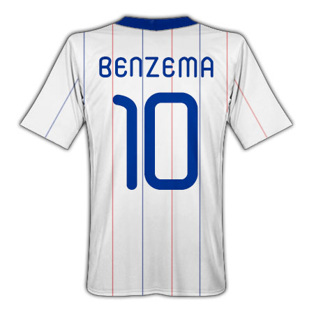 National teams Adidas 2010-11 France World Cup Away (Benzema 10)