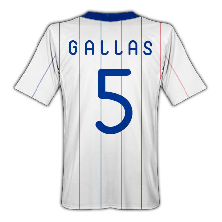 National teams Adidas 2010-11 France World Cup Away (Gallas 5)