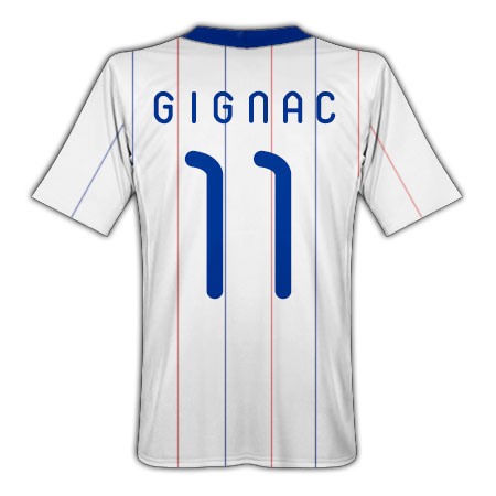 National teams Adidas 2010-11 France World Cup Away (Gignac 11)