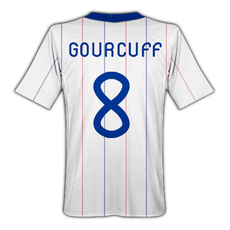 National teams Adidas 2010-11 France World Cup Away (Gourcuff 8)