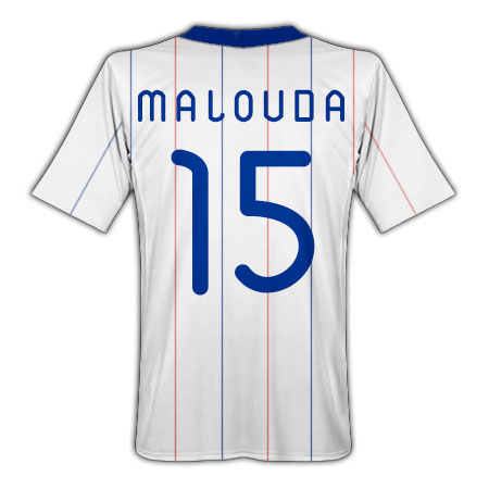 National teams Adidas 2010-11 France World Cup Away (Malouda 15)
