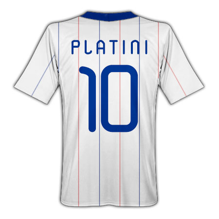 National teams Adidas 2010-11 France World Cup Away (Platini 10)