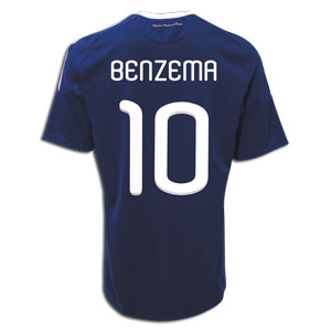 National teams Adidas 2010-11 France World Cup home (Benzema 10)