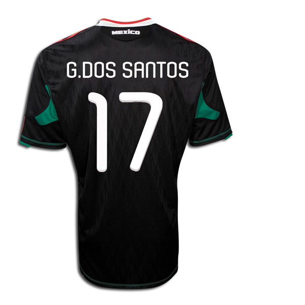 Adidas 2010-11 Mexico World Cup away (G.Dos Santos 17)