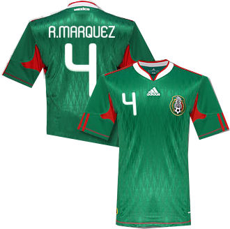National teams Adidas 2010-11 Mexico World Cup home (Marquez 4)