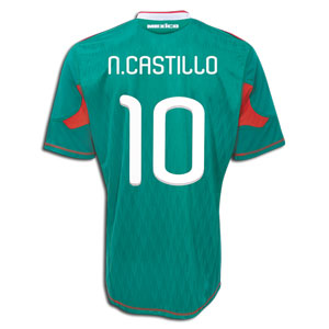 National teams Adidas 2010-11 Mexico World Cup home (N.Castillo 10)