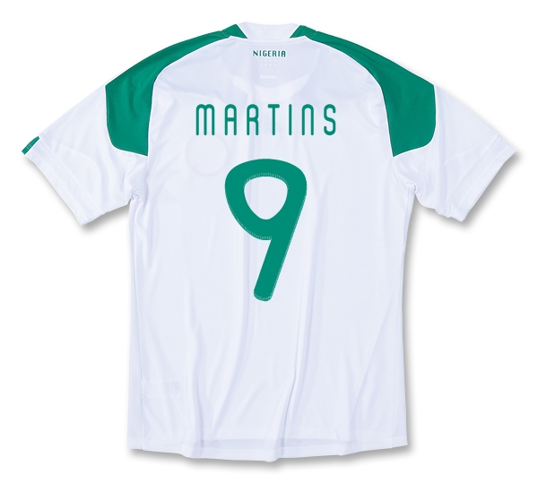 National teams Adidas 2010-11 Nigeria World Cup Away (Martins 9)