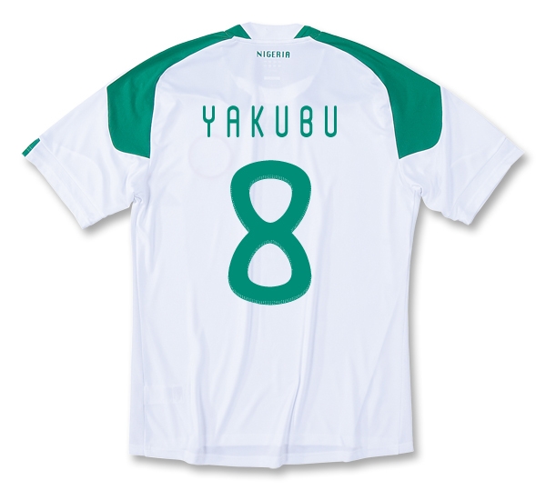 Adidas 2010-11 Nigeria World Cup Away (Yakubu 8)