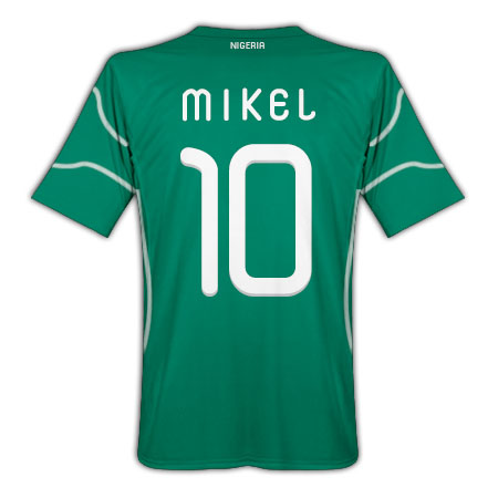 National teams Adidas 2010-11 Nigeria World Cup Home (Mikel 10)