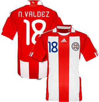 Adidas 2010-11 Paraguay World Cup Home Shirt (N.Valdez