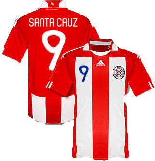 Adidas 2010-11 Paraguay World Cup Home Shirt (Santa